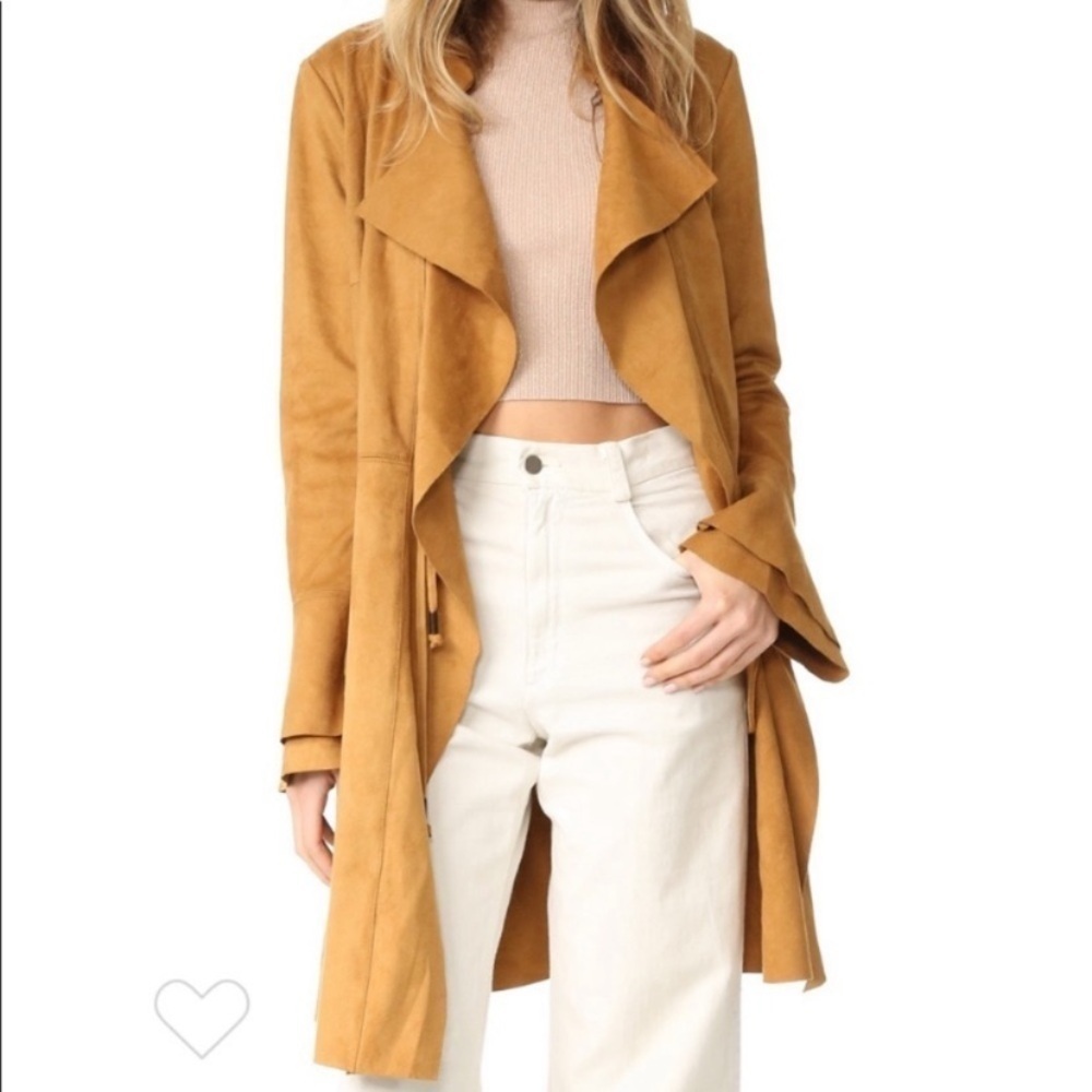✅ Free People Jacket Meadow Faux Suede in Sand Brown - Picture 3 of 12